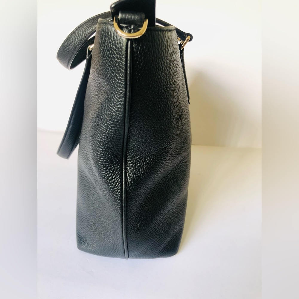 Tory Burch Black Leather Tote - Picture 5 of 11